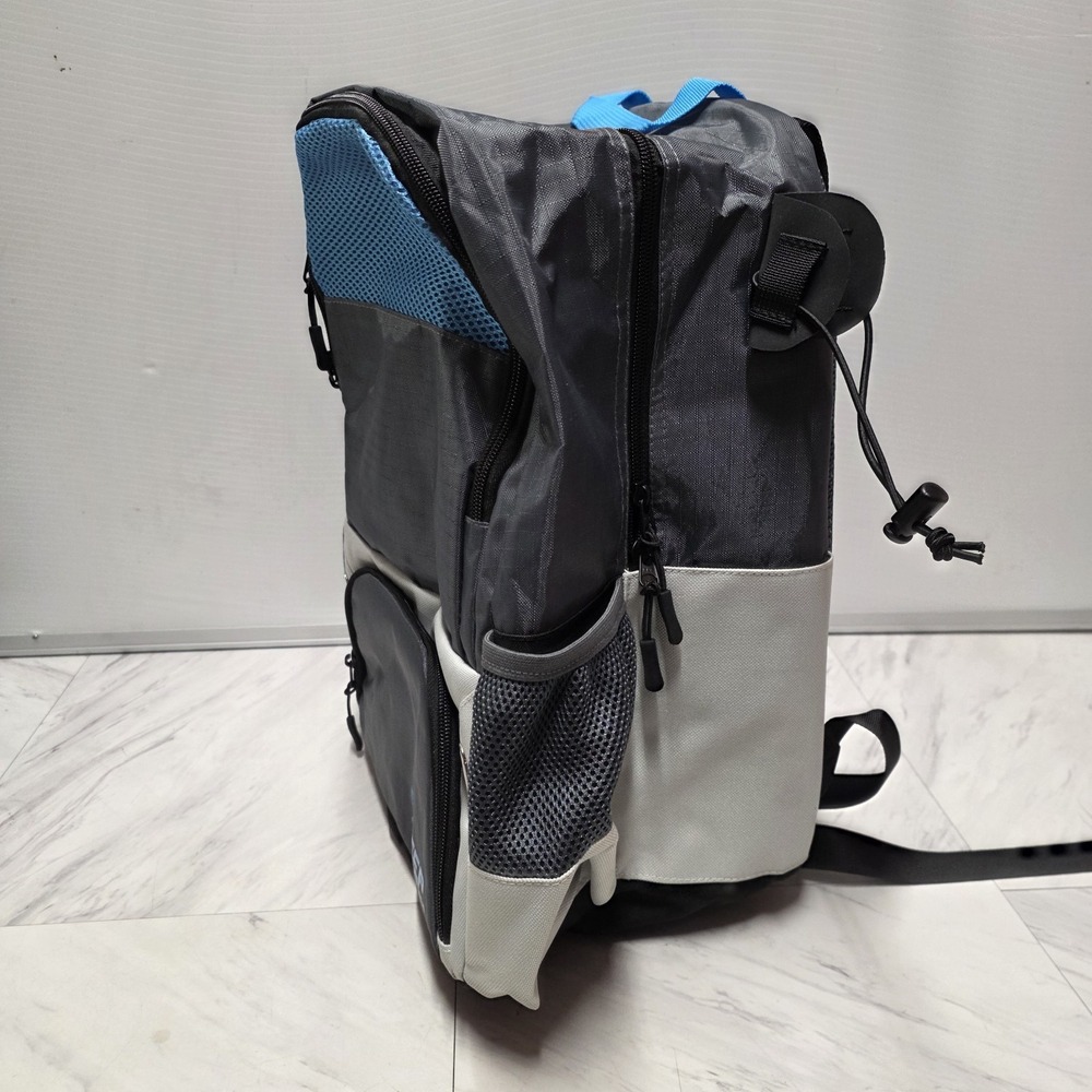 Youth Field Hockey Backpack /Featuring 2 Stick Holders, 2 Side Pockets, Blue - Picture 3 of 7